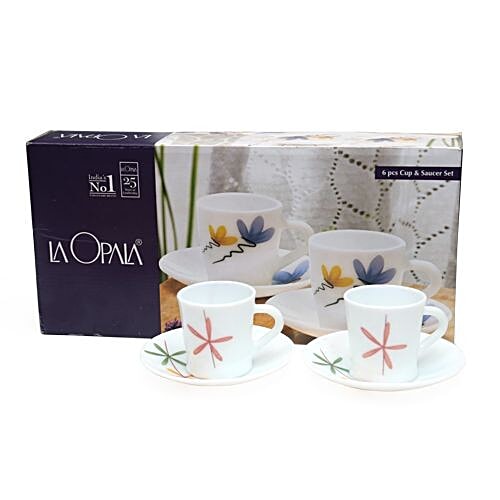 Buy LaOpala Cup & Saucer Set Fontana Online at Best Price of Rs null