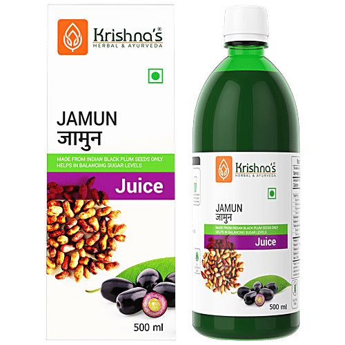 Buy Krishnas Juice Jamun 500 Ml Carton Online At Best Price of Rs 165