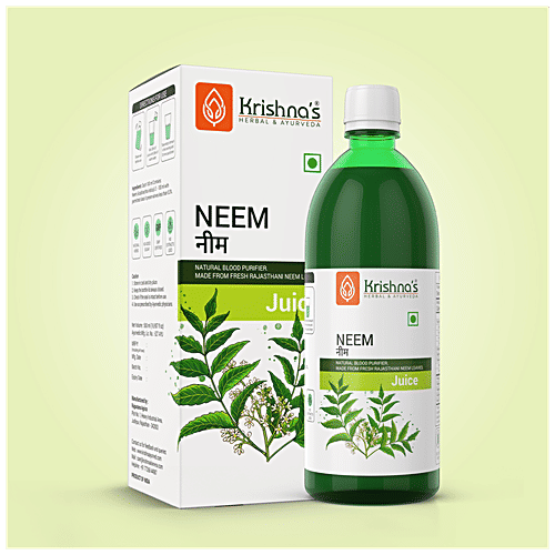 Buy Krishnas Juice Neem 500 Ml Carton Online At Best Price of Rs 180
