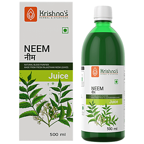 Buy Krishnas Juice Neem 500 Ml Carton Online At Best Price of Rs 180