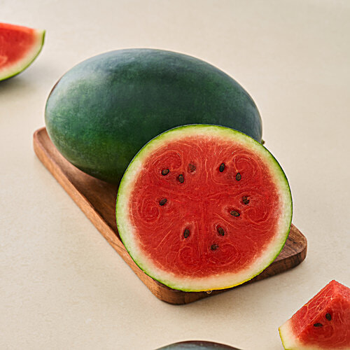 fresho! Watermelon - Organically Grown (Loose), 1 pc (Approx. 1 -3 kg)