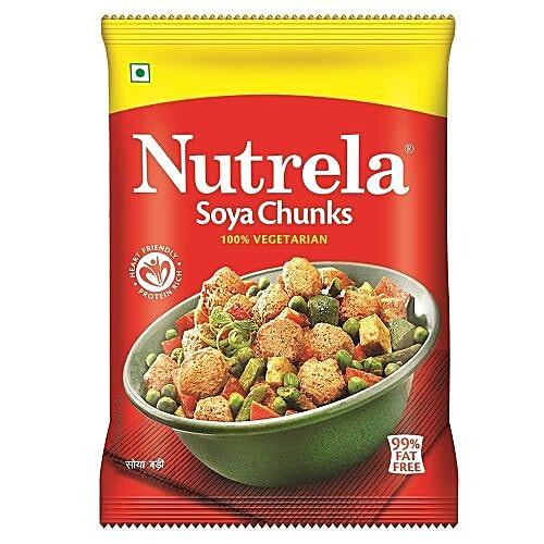Buy Nutrela Soya Chunks 80 Gm Pouch Online At Best Price of Rs 14.1