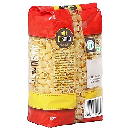 Disano Durum Wheat Pasta - Elbow, 500 g Pouch 