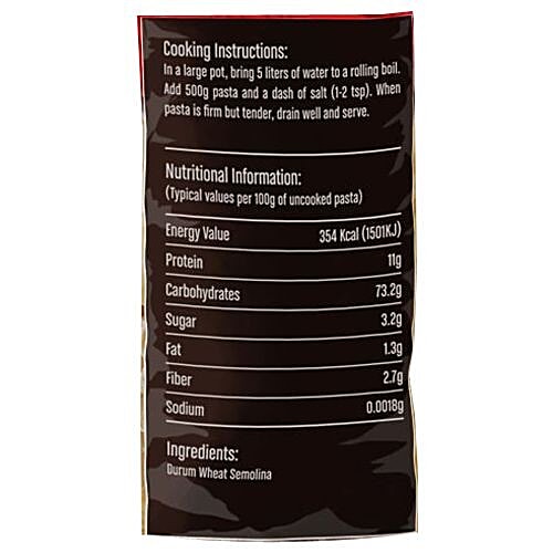 Disano Durum Wheat Pasta - Elbow, 500 g Pouch 