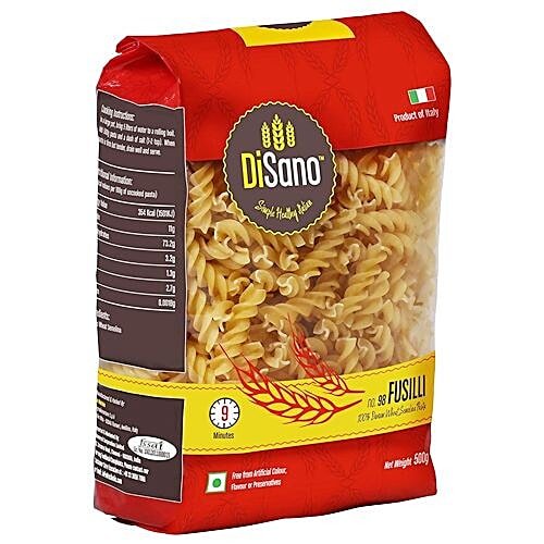 Disano Durum Wheat Pasta - Fusilli, 500 g Pouch 