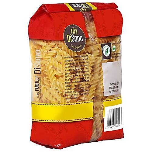 Disano Durum Wheat Pasta - Fusilli, 500 g Pouch 