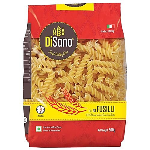 Disano Durum Wheat Pasta - Fusilli, 500 g Pouch 