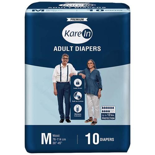 Buy Kare In Adult Diapers Medium 10 Pcs Pouch Online At Best Price of Rs  308 - bigbasket