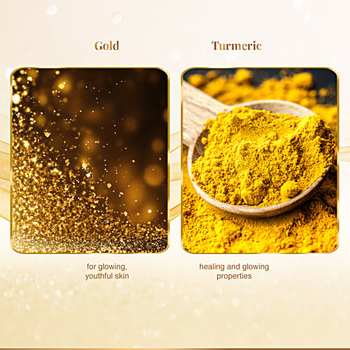 VLCC Insta Glow Gold Bleach For Instant Fairness & Glowing Skin, 60 g With Colloidal Gold, Glowing, Radiant Fairness