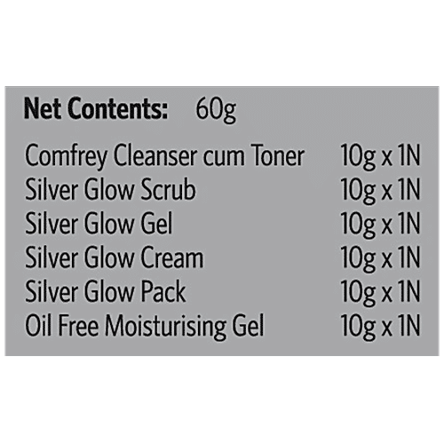 Vlcc Silver Facial Kit, 60 g  