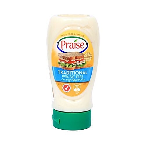 Buy Praise Mayonnaise 99 Fat Free 410 Gm Bottle Online at the Best Price of Rs null bigbasket