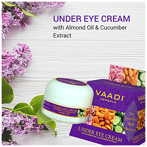Buy Vaadi Face Cream Under Eye Almond Oil & Cucumber Extract Online