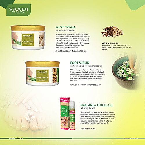 Vaadi Foot Cream - Clove & Sandal Oil, 30 ml No 