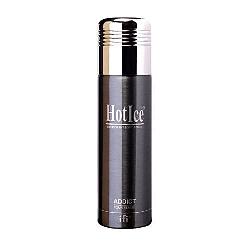 Buy Hot Ice Deodorant Body Spray Addict For Men 200 Ml Bottle Online At