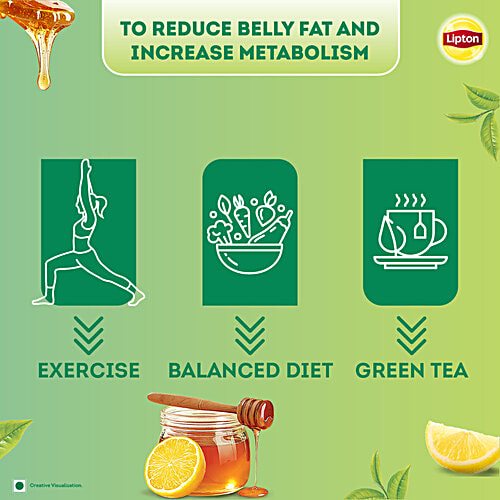 Lipton  Honey Lemon Green Tea Bags, 35 g (25 Bags x 1.4 g each) 