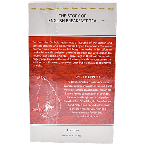 Dilmah English Breakfast Tea Bags, 50 g (25 Bags x 2 g each) 