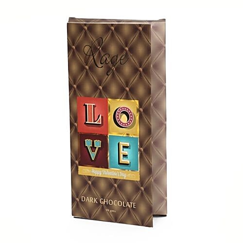 Buy Rage Chocolate Love Bar 90 gm Carton Online at Best Price