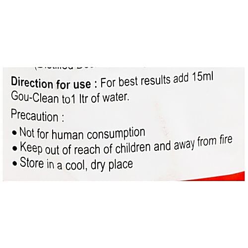 Gou Ganga Gou-Clean Floor Herbal Cleaner, 5 L Can Herbal Cleaner
Natural Ingredients