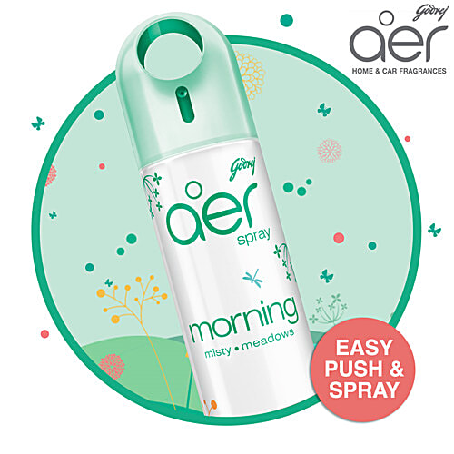Aer Spray - Home & Office Air Freshener, Morning Misty Meadows, 240 ml  