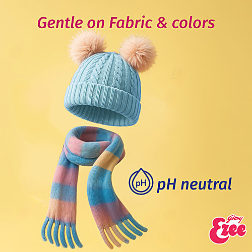 Godrej Ezee Liquid Detergent for Winter wear -  Woolmark Certified, 250 g Bottle Gently Cleans
 Softens Clothes