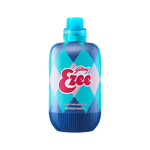 Godrej Ezee Liquid Detergent for Winter wear -  Woolmark Certified, 250 g Bottle Gently Cleans
 Softens Clothes