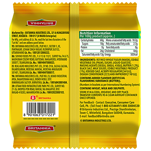 Buy Britannia 50 50 Maska Chaska Biscuits 50 Gm Pouch Online At Best Price of Rs 10 - bigbasket