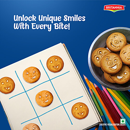 Britannia Milk Bikis Milky Sandwich Biscuits, 200 g  4 Vital Vitamins, Zero Trans Fat