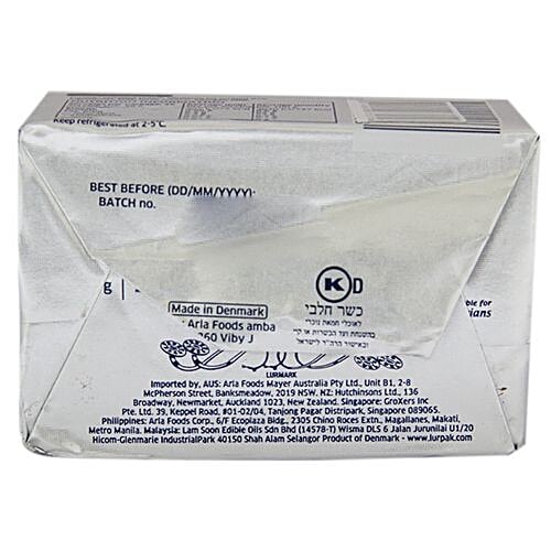 LURPAK Danish Butter - Unsalted, 200 g  Made From Danish Milk