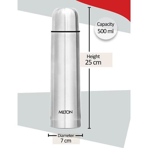 Stainless Steel Clours Milton Thermosteel 500Ml, For Office