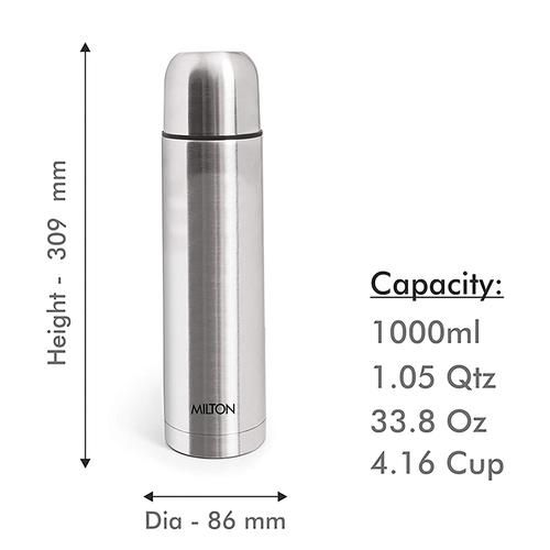 Buy Milton Flask Thermosteel Flip Lid 1 Ltr Box Online At Best Price of Rs  1029 - bigbasket