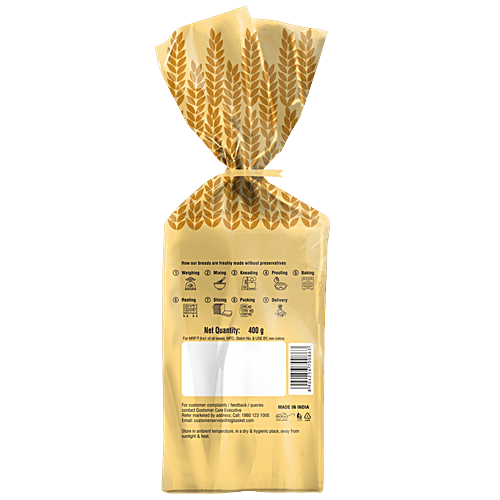 fresho! Whole Wheat Atta Bread, 400 g