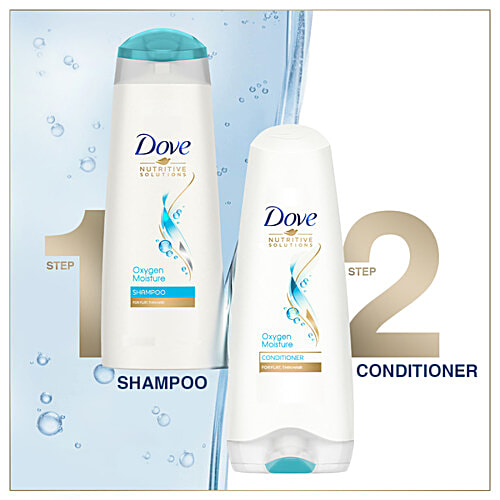 Dove Oxygen Moisture Shampoo, 340 ml  