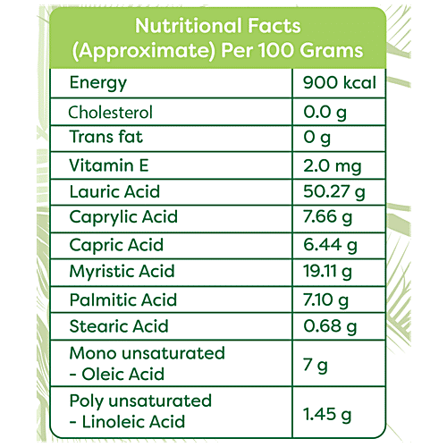 Klf  Coconut Oil - Nirmal Cold Press Virgin, 500 ml Bottle Zero Cholesterol, Zero Trans Fat