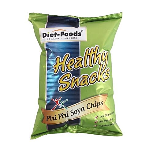 Buy DIET FOODS Healthy Snacks Piri Piri Soya Chips Online at Best Price