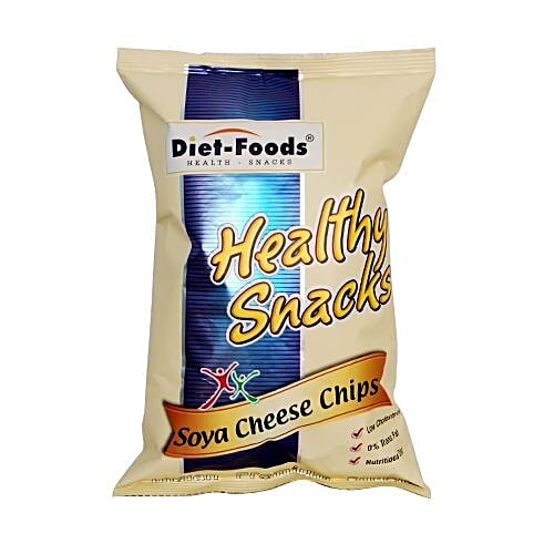 Buy DIET FOODS Healthy Snacks Soya Cheese Chips Online at Best Price of