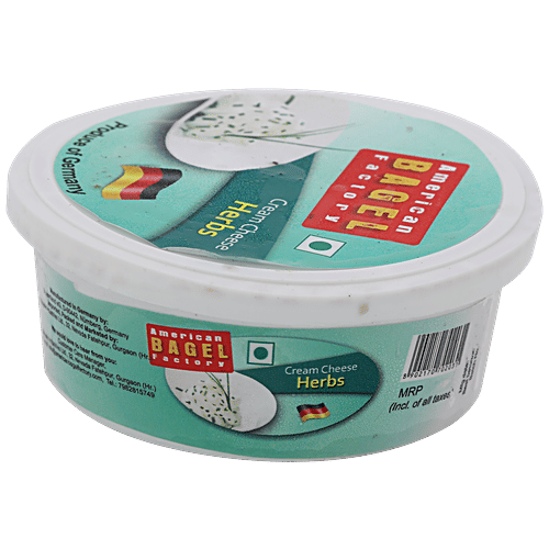American Bagel Factory Cream Cheese - Herb, 200 g Tub 