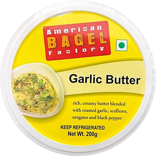 American Bagel Factory Garlic Butter, 200 g Tub 