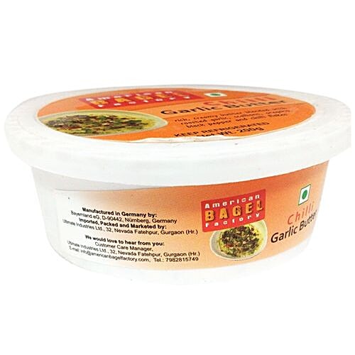 American Bagel Factory Chilli Garlic Butter, 200 g Tub 