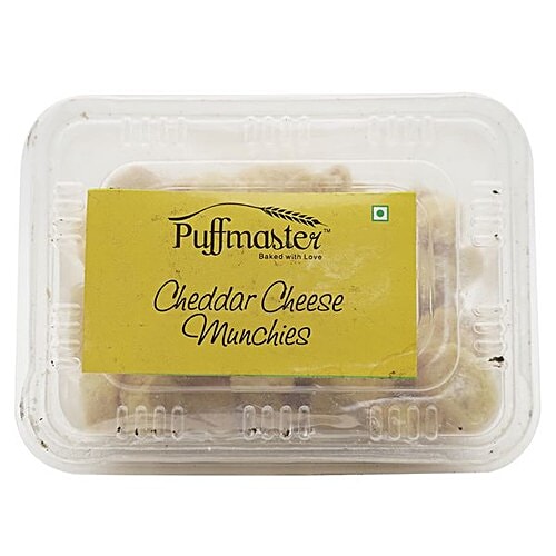 Puffmaster Munchies - Cheddar Cheese, 100 g Pouch Zero Sugar