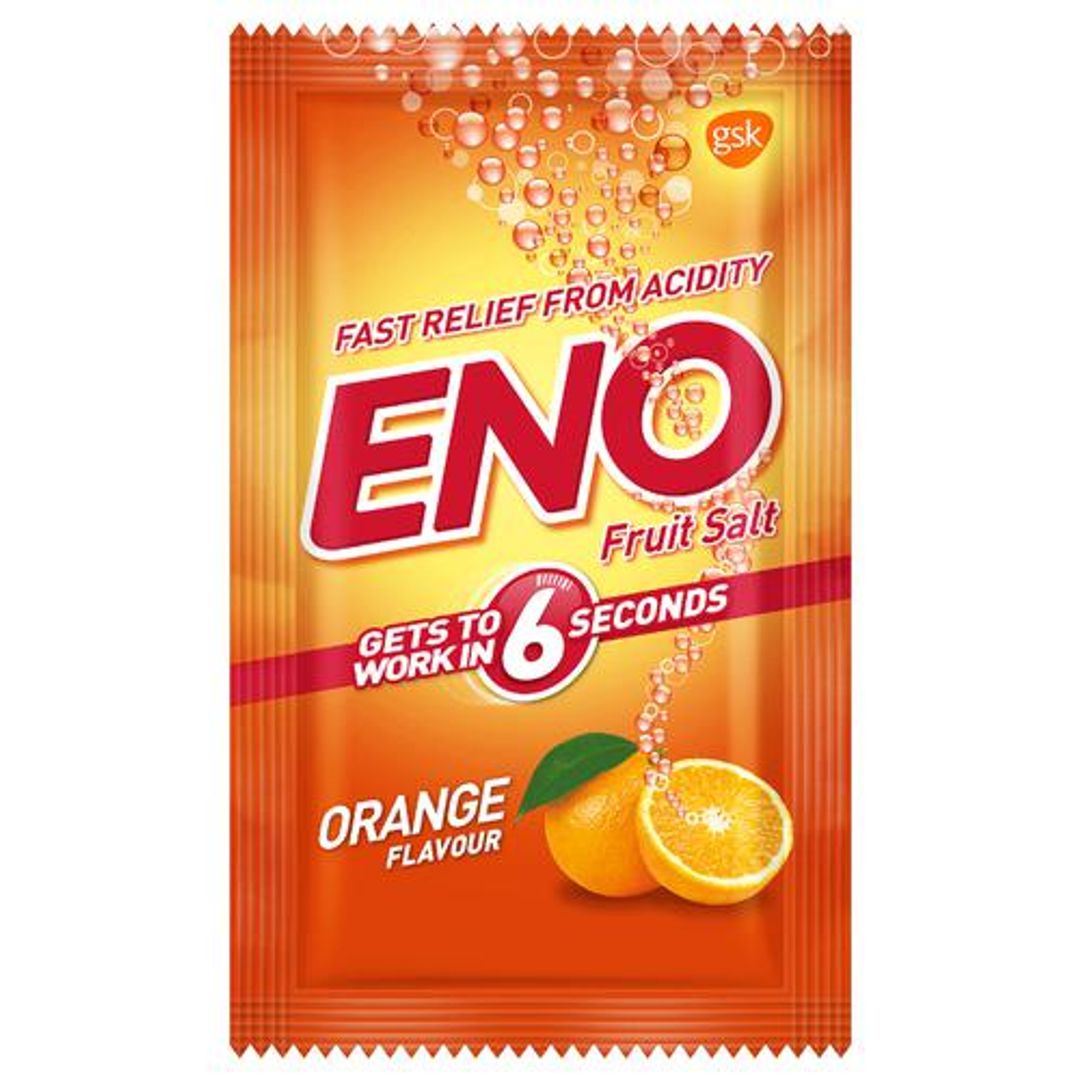 Eno  Fruit Salt - Orange Flavor, 5 g Pouch