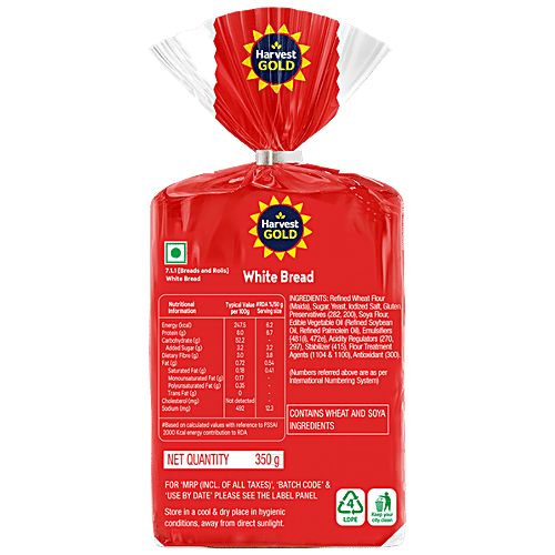 Buy Harvest Gold Bread White Online at Best Price of Rs 25 bigbasket