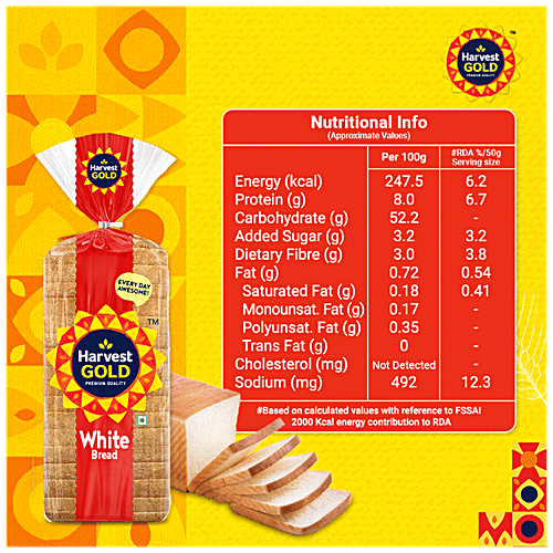 Buy Harvest Gold Bread White Online at Best Price of Rs 50 bigbasket