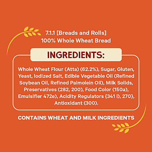 Buy Harvest Gold Bread 100 Whole Wheat Online at Best Price of Rs 35