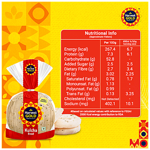 Buy Harvest Gold Kulcha Bread Online at Best Price of Rs 40 bigbasket