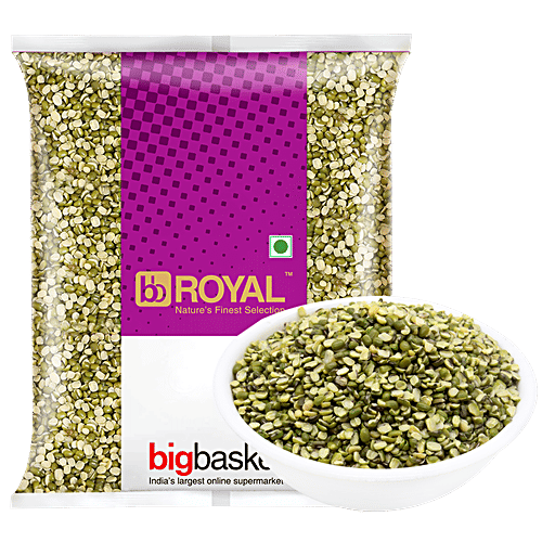 bb Royal Green Moong/Pesalu - Split, Chilka, 1 kg Pouch 