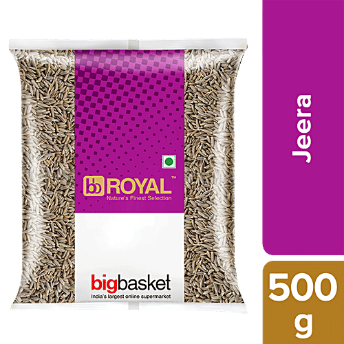 bb Royal Cumin/Jeera/Jeerige - Whole, 500 g Pouch