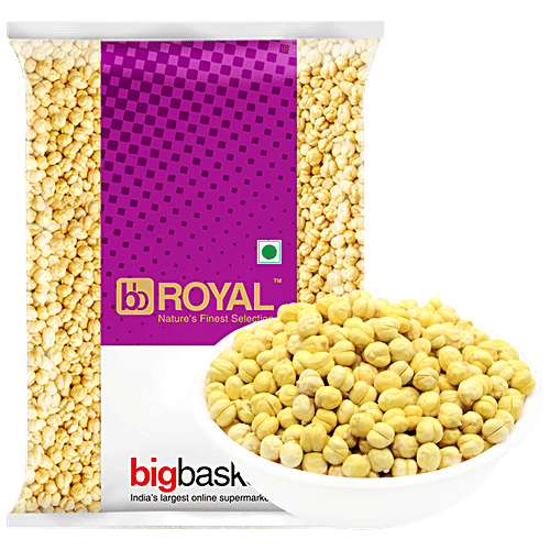 bb Royal Whole Fried Gram/Huri Kadale, 500 g Pouch