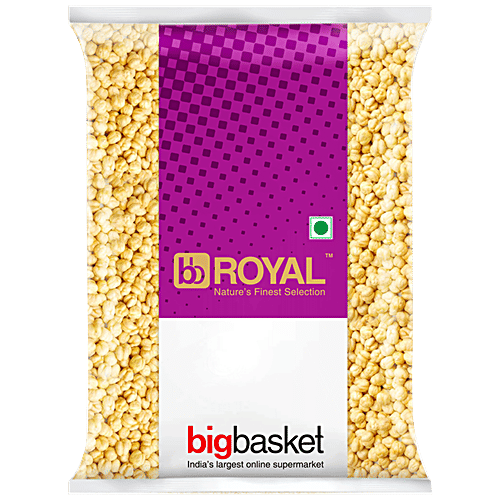 bb Royal Whole Fried Gram/Huri Kadale, 500 g Pouch