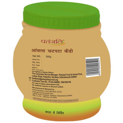 Buy Patanjali Amla Chatpata 500 Gm Online at the Best Price of Rs 180 ...