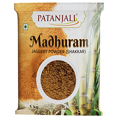 Patanjali Madhuram Jaggery/Gul Powder, 1 kg  